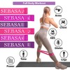 SEBASA Mini Loop Resistance Bands, Set of 6 Exercise Bands,