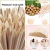 Taicols 400 PCS Eyebrow Wooden Wax Sticks, Double Sided Eyebrow