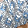 QIHANG Silver Foil Mosaic Square Lattice Background Flicker Wallpaper Gold