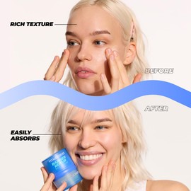 Vitamasques Barrier Repair Face Moisturizer Cream - Skin Barrier Repair Moisturizer - 1.69 Fl Oz