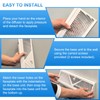 PATIKIL Baseboard Register Vent, 18 Inch Duct Opening Size Vent