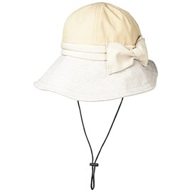 Moon Bat Hat, First Class Light Blocking, 99.99% Paper Braid Hat, Stitch-down, Sun Protection, Heat Insulation, UV Gift, Women's, beige