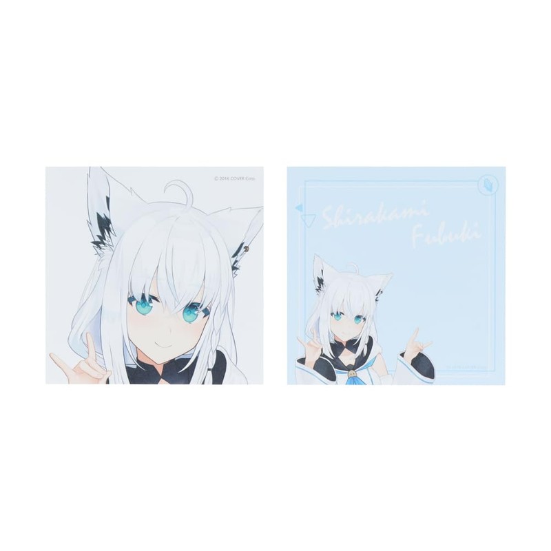 Sunstar Stationery S2846527 Hololive Memo, Square, Hololive Vtuber Shirakami Fubuki