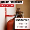 Set of 4 Fire Extinguisher Mount Bracket - 2.36″ ×