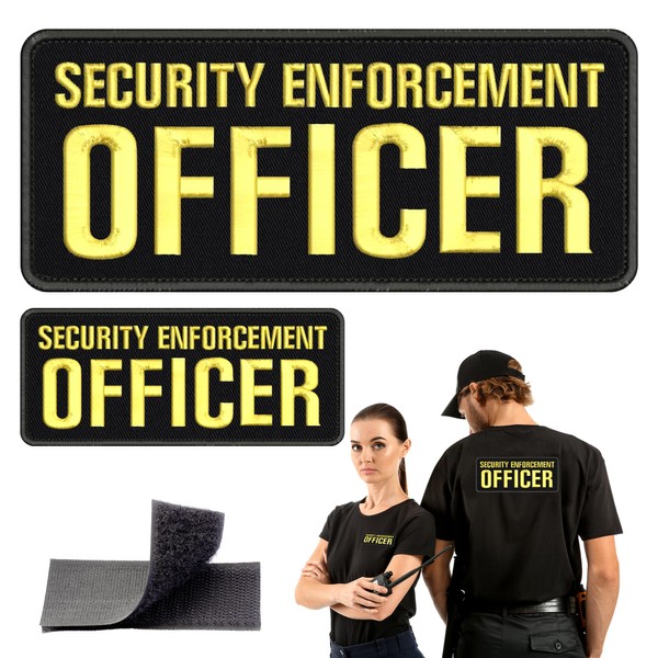 Security Patches for Vest, Embroidered Patches Security Enforcement Officer for