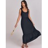 ANRABESS - Vestido de verano para mujer, sin mangas, estilo