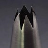 2 pcs 1M Nozzle Open Star Piping Tip, Large Seamless