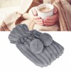 Hot Water Bag PVC Plush Fabric Cover Wide Mouth Design