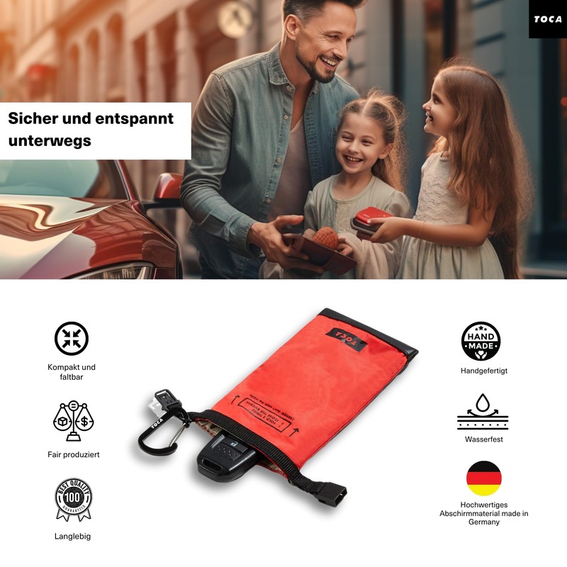 TOCA Keyless Go Protection Car Key Case RFID Blocker &