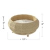 SHENGOCASE Extra Large Handwoven Paper Rope Wicker Rattan Pet Cat