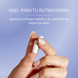 The Blue Formula NAD Caps - NAD (Nicotinamida Adenina Dinucleótido) con Colágeno Marino Hidrolizado - Suplemento Diario - 90 Cápsulas 500 mg - Sin Sabor