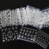 30 Sheets Silver Nail Sticker Silver Lace Nail Art Stickers