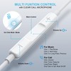 for Apple Earbuds Wired [Clear Call], [MFi Certified] 3.5mm Headphones