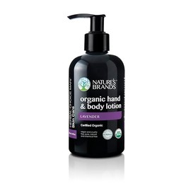 Nature's Brands Herbal Choice Mari Organic Hand & Body Lotion, Lavender; 8 floz BPA Free Plastic Bottle