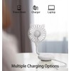 Portable Mini Fan, Creative Suction Cup Install Small Fan with