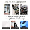 POLERO Novelty Luggage Cover Funny Giraffe Trolley Suitcase Protector Elastic