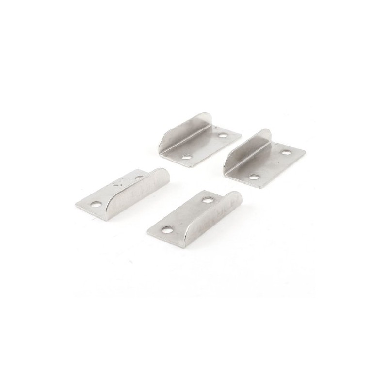 Sourcingmap Cabinet Cupboard Drawer Lock Strike Plate Replacements 3.8cmx2cmx0.9Cm
