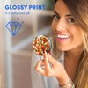 1 x Round MDF Magnet - Tasty Pizza Italian Food