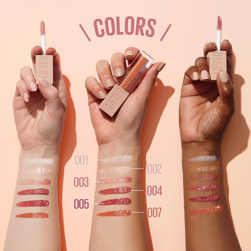 Maybelline Lifter Shine 005 Gloss Splamper Lip Lipstick Gloss