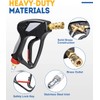 TOOLCY Pressure Washer Gun, Short Power Washer Gun, Commercial 5000