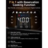 Kitchen Elite Digital Air Fryer Oven, Compact Cooker with Window,