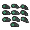 10 PCS Golf Club Head Covers Four Leaf Clover Pattern