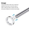 sourcing map 2Pcs Double Split Clamp-On Shaft Collar for 2"