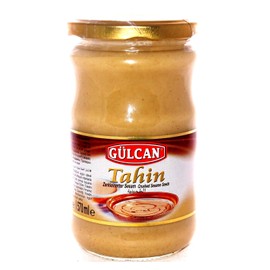 Gülcan - Sesame paste in glass - Tahin - Tahini (600g)
