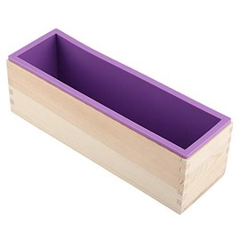 Moldes de jabón de Silicona, Caja de Madera, Capacidad Rectangular de 1200 ml para Hacer Pasteles para Hacer jabón