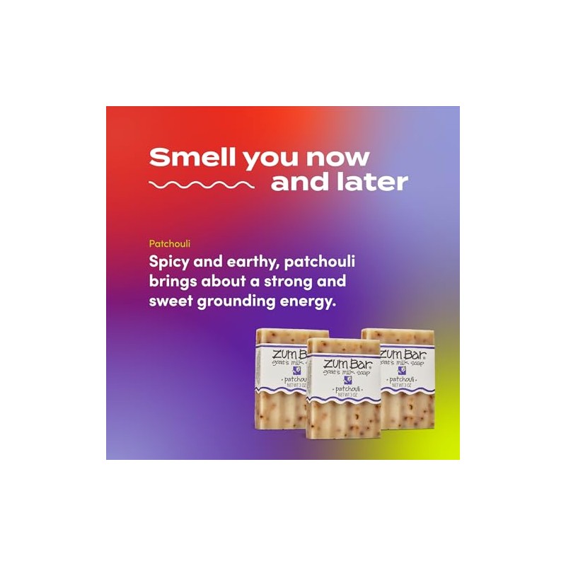 Indigo Wild: Zum Bar Goat's Milk Soap Bar, Patchouli 3