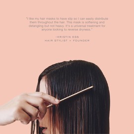 Kristin Ess Hair Strand Strengthening Reconstructive Moisture Mask, Deep Conditioning Hair Treatment for Dry Damaged Hair, Sulfate and Paraben Free, Color + Keratin Safe, 6.7 fl. oz. (Pack of 2)