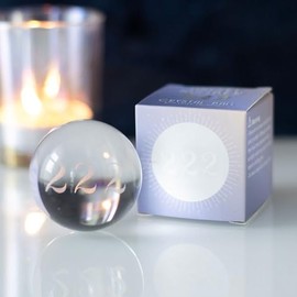 Something Different Wholesale 222 Angel Number Glass Crystal Ball with Inner Laser Engraving – Symbol of Alignment & Spiritual Guidance for Meditation, Manifestation, and Personal Growth