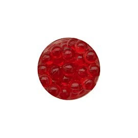 Atlas Mike's Jar of Plastic Salmon Fishing Bait Eggs, Red