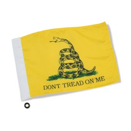Show Chrome Accessories Big Bike Parts 4-240GD Dont Tread On Me Flag (6" x 9")