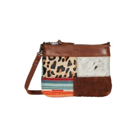 STS Ranchwear Remnants Grace Crossbody Distressed Brown Leather One Size
