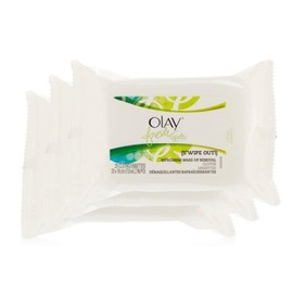 Olay Fresh Effects S'wipe Out, Refreshing Make-up Removal Cloths - 20 Count (Pack of 4)