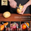 MAD SHARK Ultra Sharp Potato Peelers for Kitchen,Vegetable Peeler,Fruit Peeler