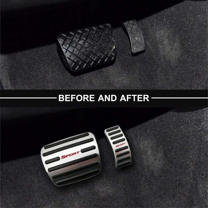 NYZAUTO Anti-Slip Foot Pedal Pads kit Compatible with A4 &