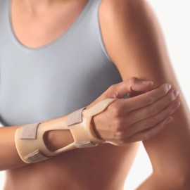 BORT Dorsal Hand Wrist Brace Resting Splint , Adjustable Carpal Tunnel Germany - Small, Left