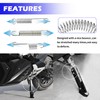 6PCS Motorcycle Kickstand Springs with 3 Size,Steel Kick Stand Spring