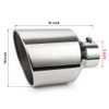 A-KARCK Exhaust Tip 5" Inlet to 10" Outlet, 15" Overall
