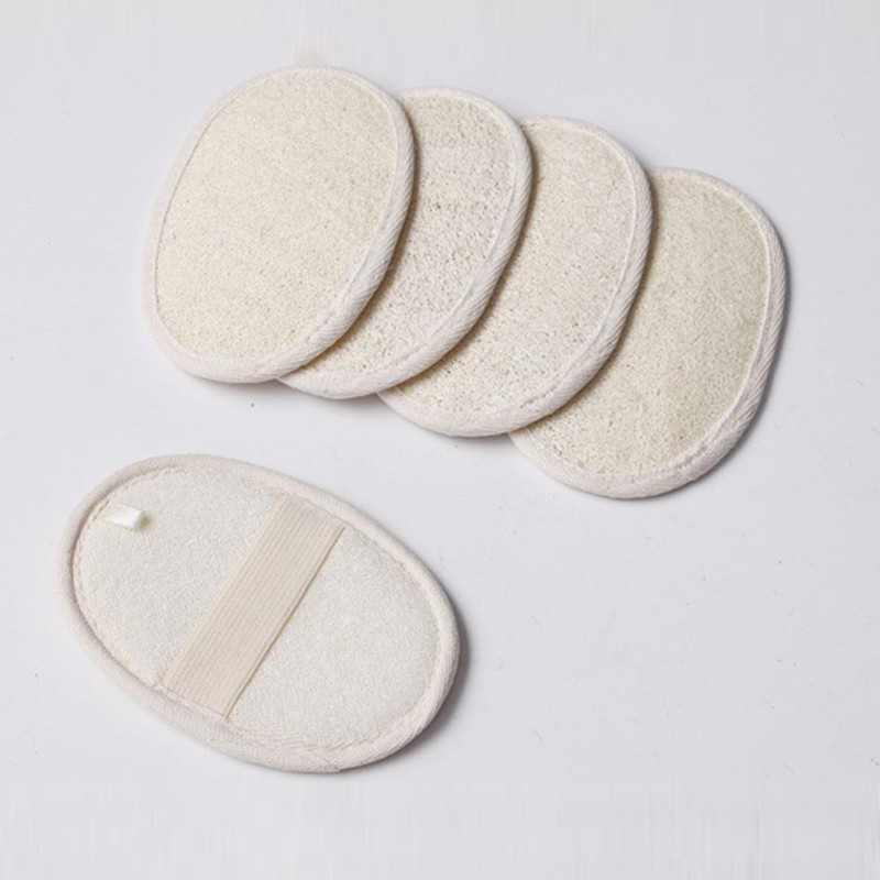 Esponja de Lufa Exfoliante para Baño – Pack 5 Ovaladas