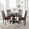 Smiry Stretch Jacquard Seat Covers for Dining Room Chairs Set
