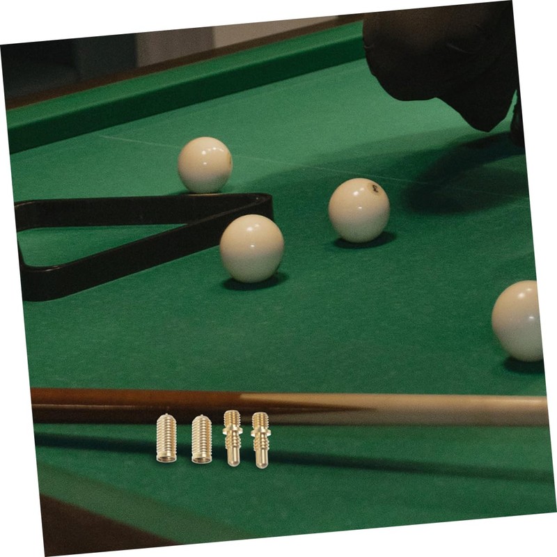 KONTONTY Billiard Stick Replacement Parts Pool Extension Screws Joints Kit