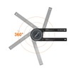 AIMALL 360° Woodworking Protractor Horizontal Angle Gauge - Precision CNC