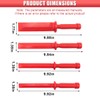 Tuxihapp 4PCS Plastic Chisel Scraper Set, Non-Marring Plastic Scraper Tool