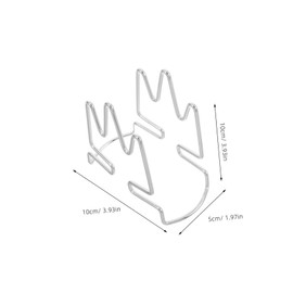 SEWACC Portable Stainless Filter Rack Hanging Ear Design for Hand Drip Brewing Lightweight Support for Coffee Cups and Pots for Travel and Outdoor Use