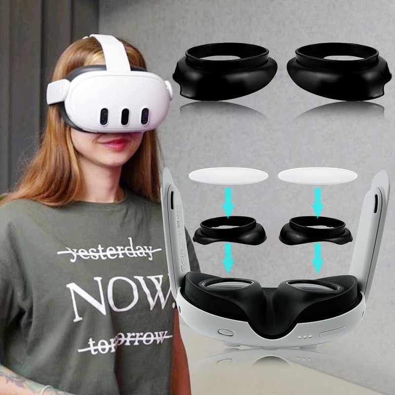 JIAYISTAR Lens Protective Cover Anti-Scratch VR Lens Protector R&L Glasses
