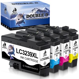 DOUBLE D LC3239XL Printer Cartridges for Brother LC3239 LC3239XL Replacement for Brother MFC-J5945DW Cartridges, Brother MFC-J6945DW Cartridges Compatible with Brother MFC-J6947DW HL-J6100DW