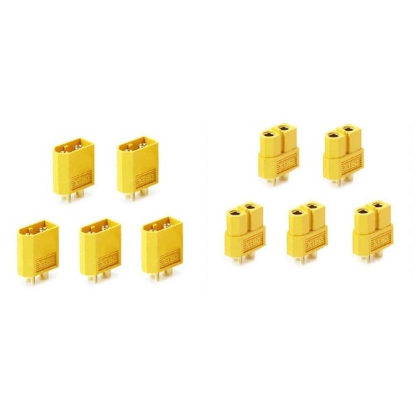 DJI Phantom Male/Female XT60 Battery Connector Plugs 5 each